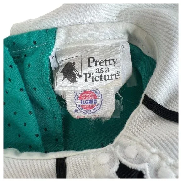 Vintage Pretty as a Picture Toddler Girl Dress 18 Month Long Sleeve Polka Dot - Picture 5 of 5